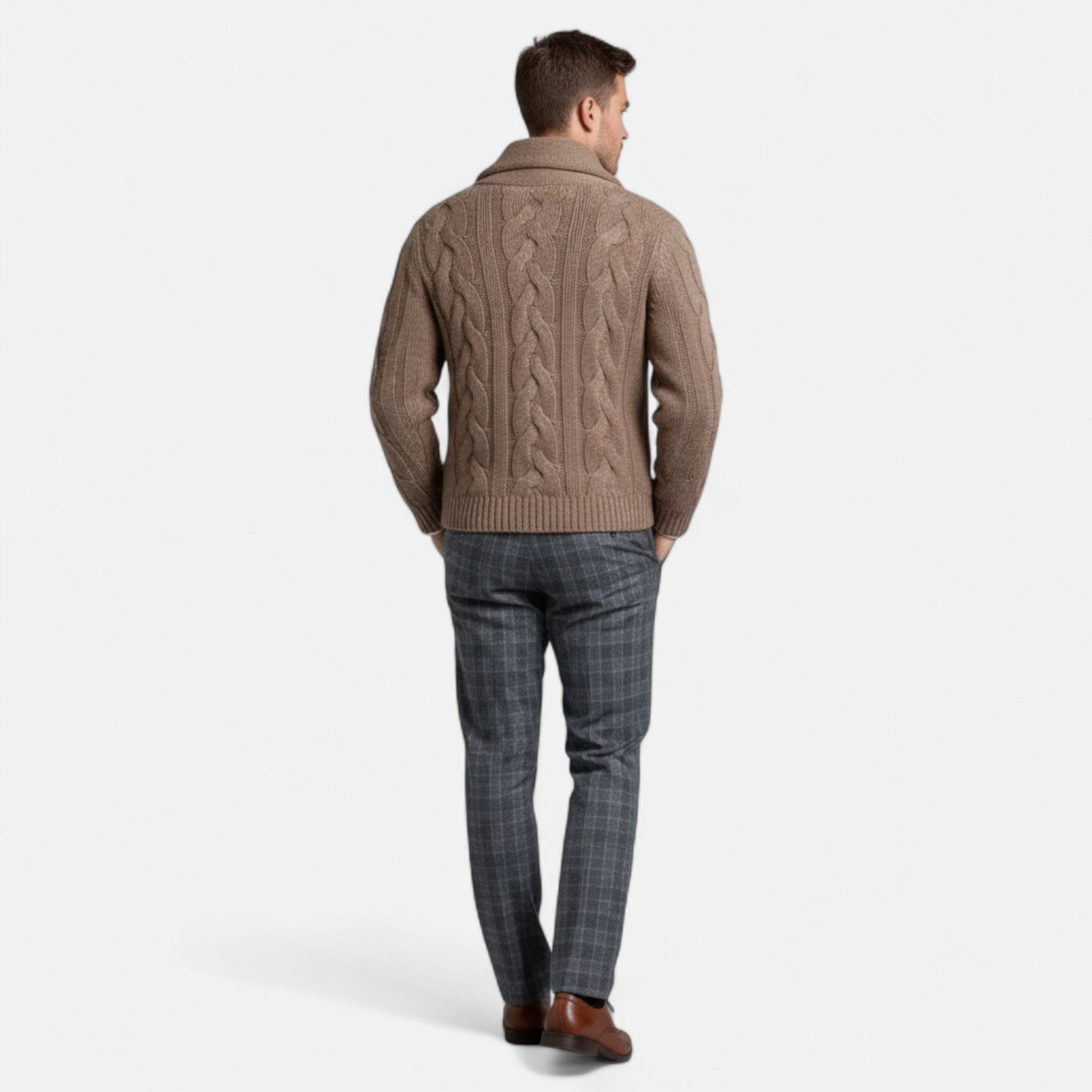 Dorvelli | Men’s Cardigan – Knitted Twist Heritage Style