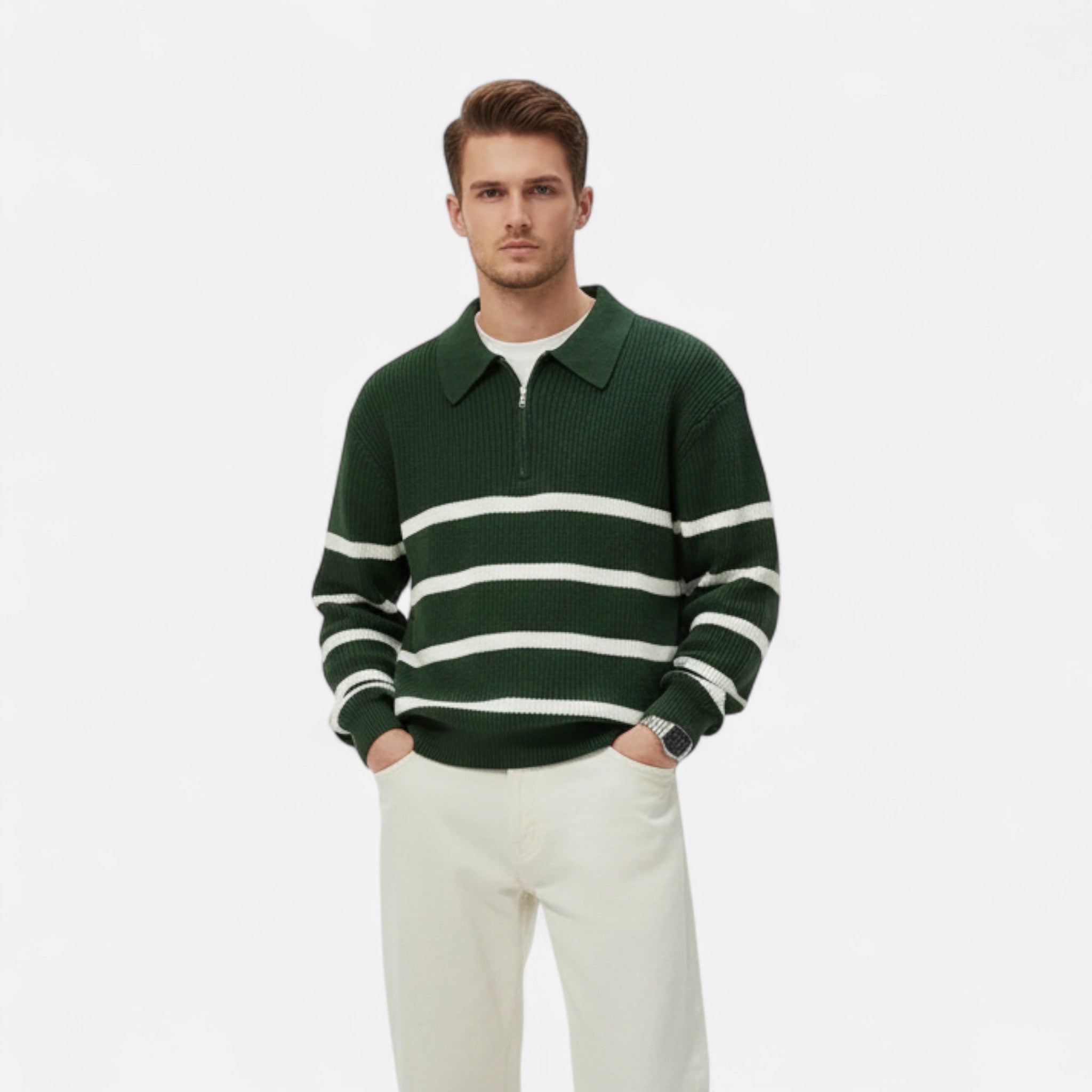 Dorvelli | Men’s Striped Knitwear – Heritage Casual Elegance