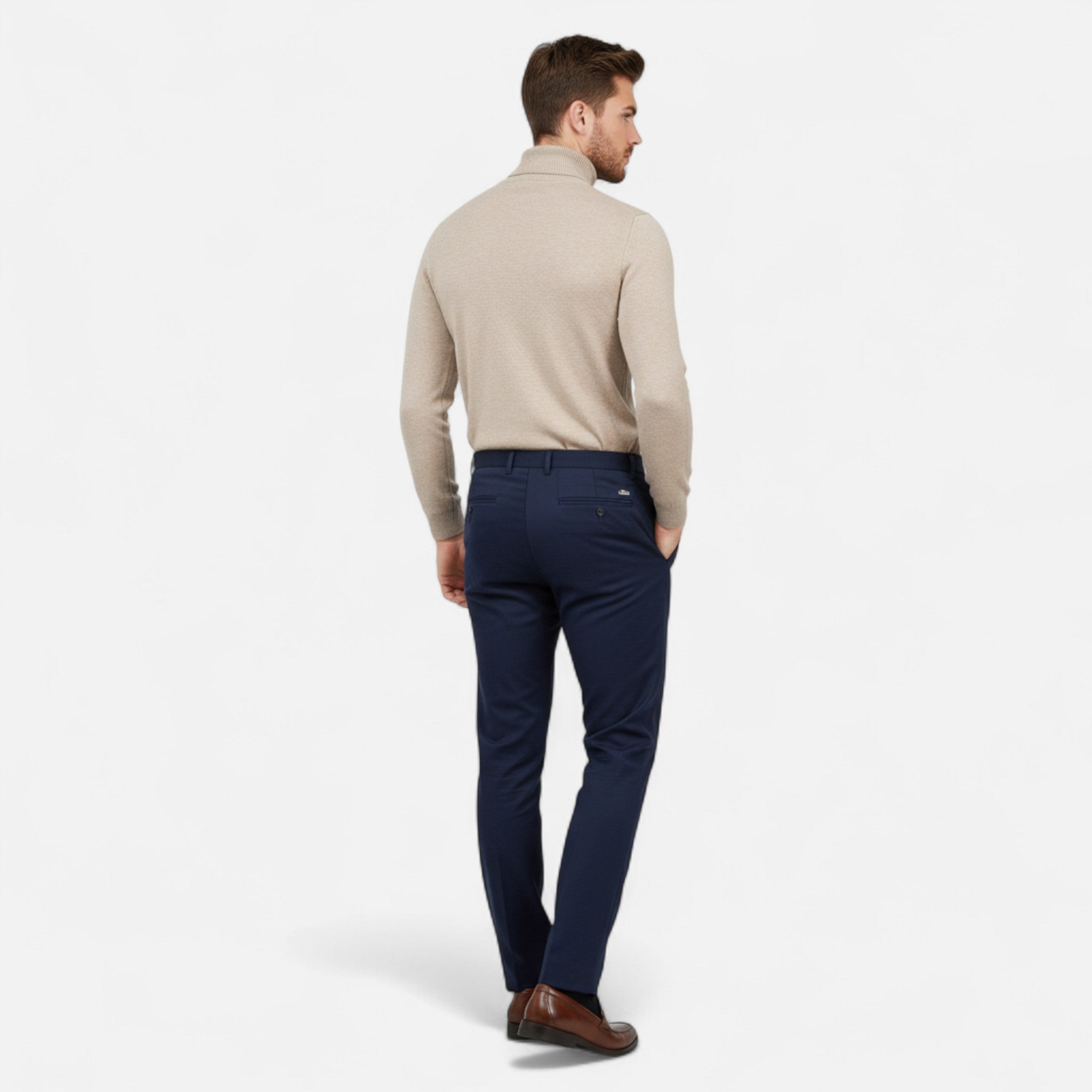 Dorvelli | Men’s Sweater – High Turtleneck Knitted Heritage