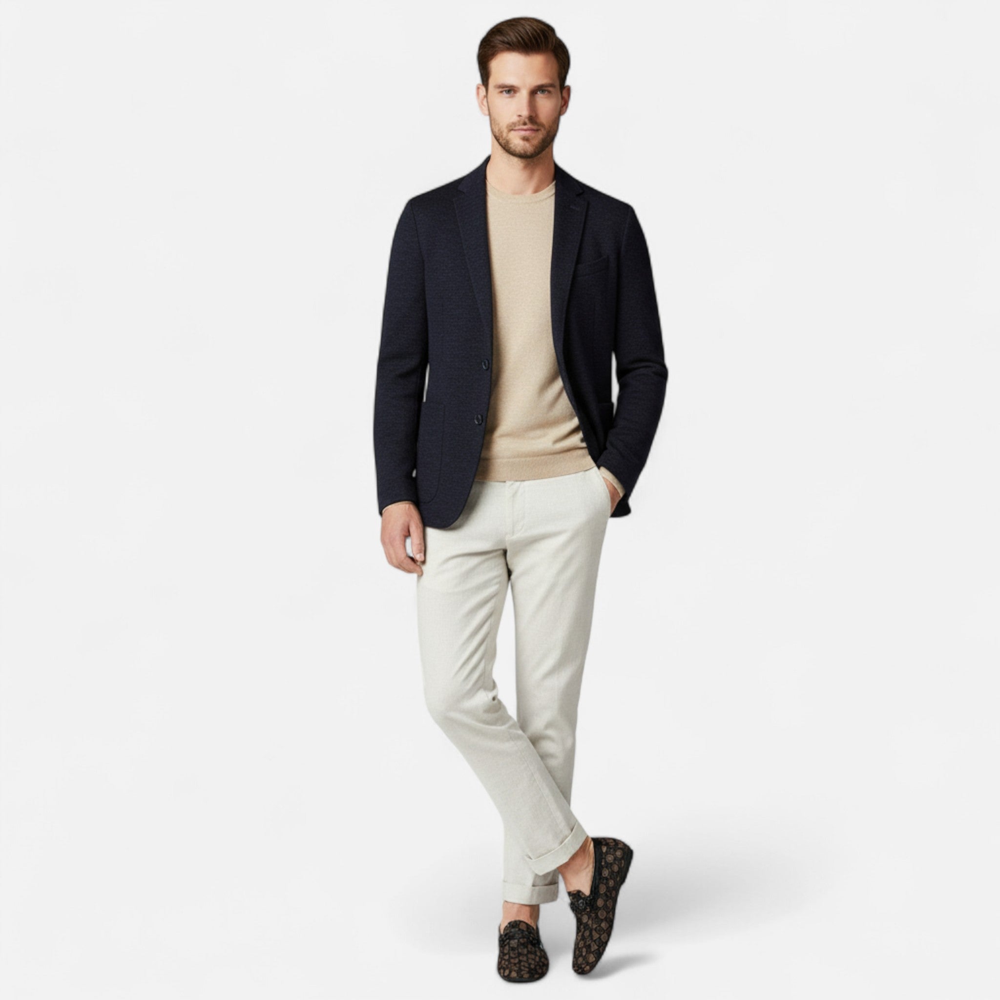 Dorvelli | Men’s Loafers – Plaid Heritage Breathable Style