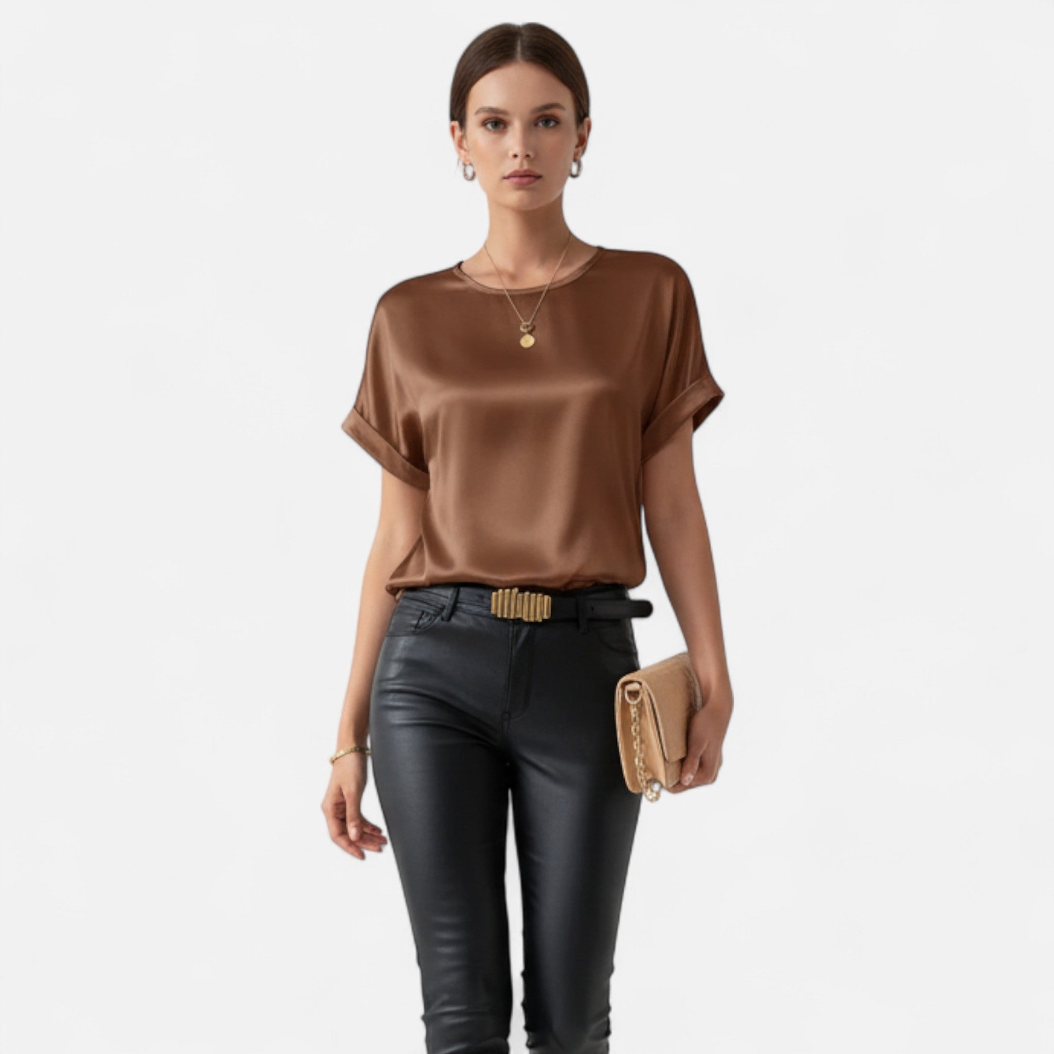 Dorvelli | Women’s Blouse – Elegant Batwing Sleeve