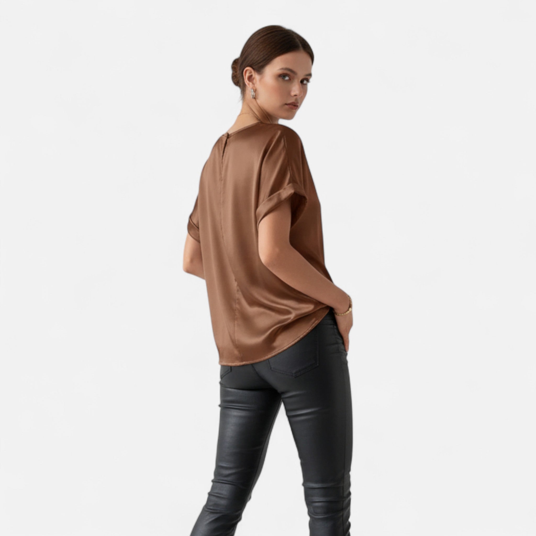 Dorvelli | Women’s Blouse – Elegant Batwing Sleeve