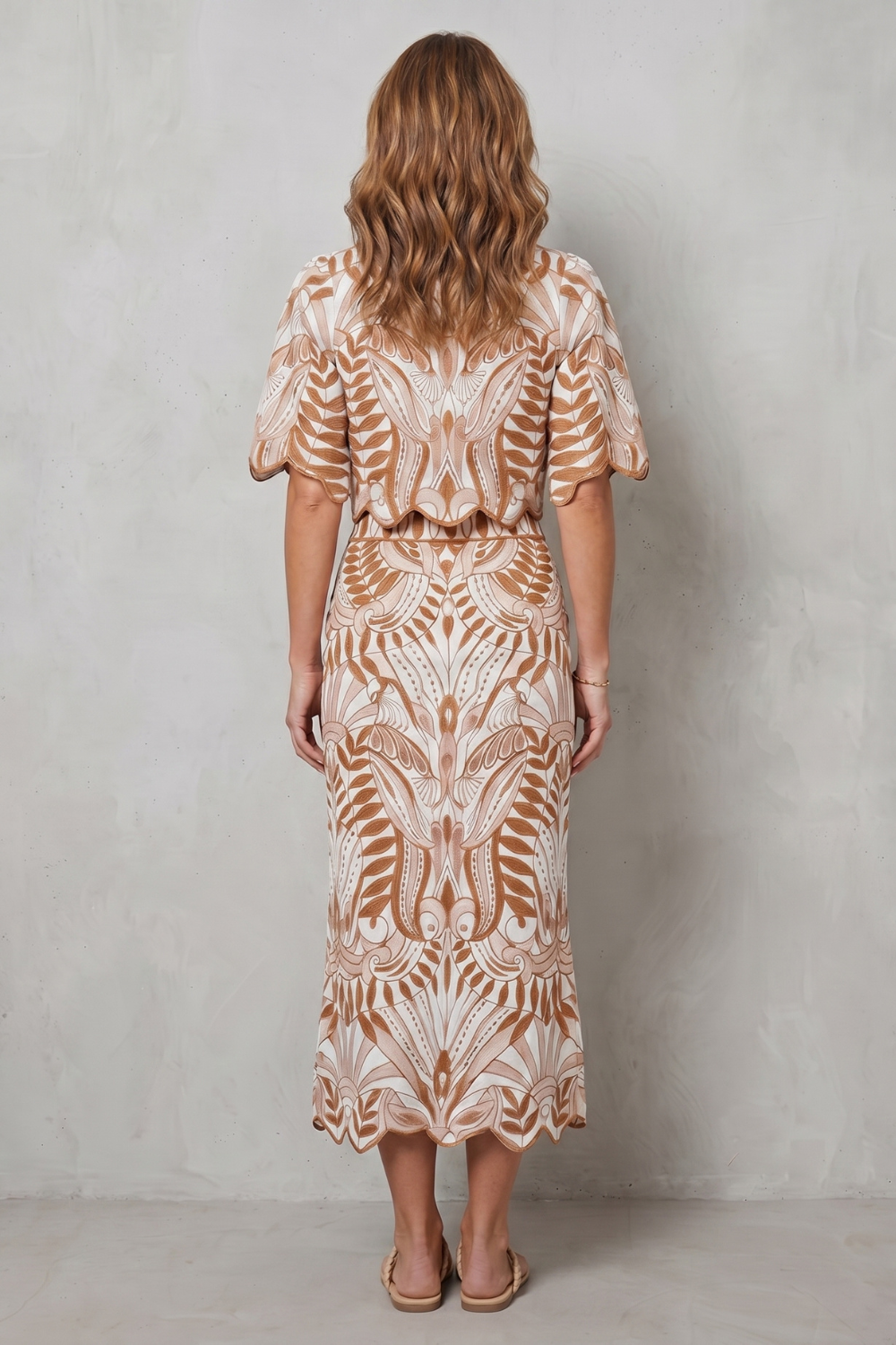 Dorvelli | Women's Two-Piece Set – Korreline Printed Linen