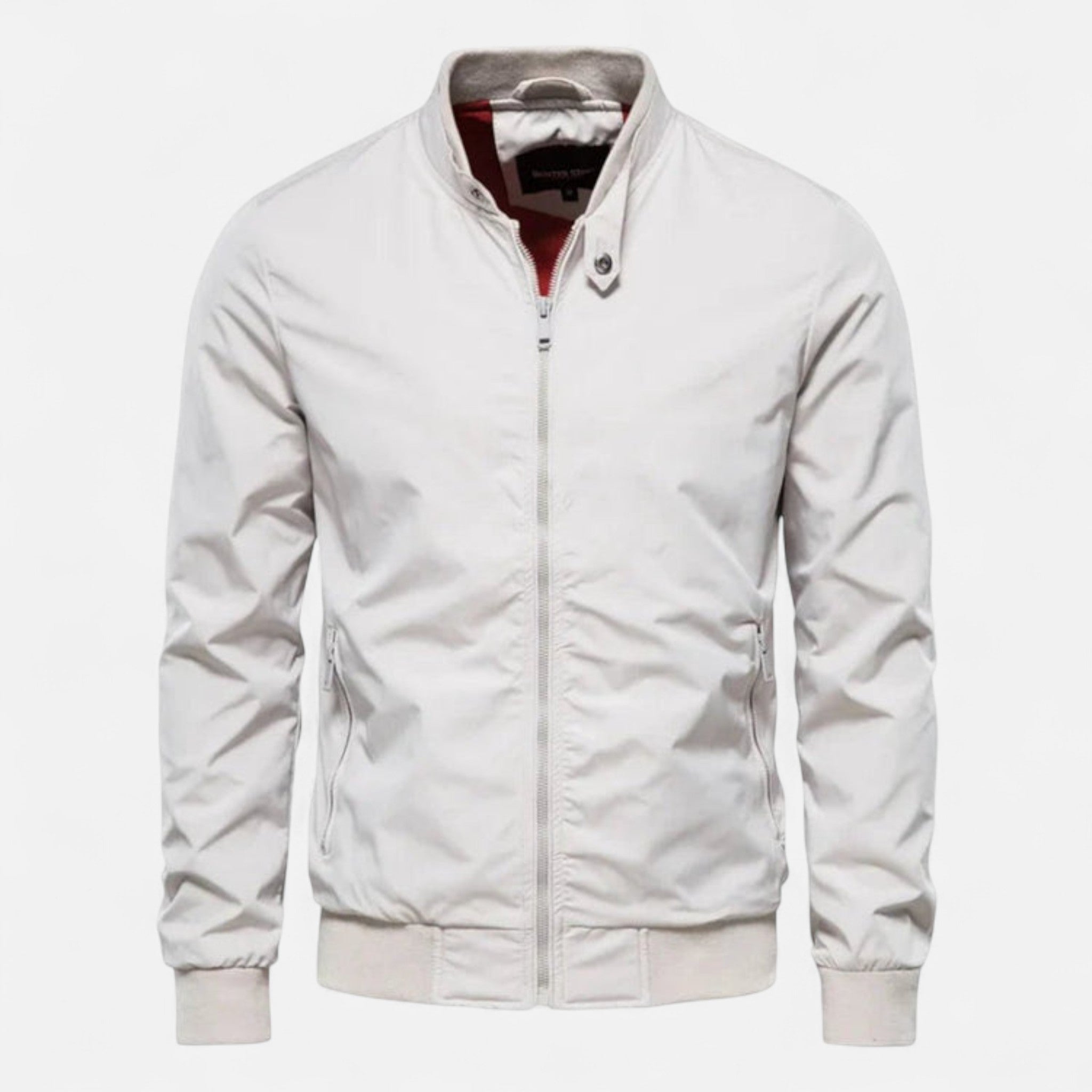 Dorvelli | Men’s Lightweight Bomber Jacket – Classic Ribbed Collar Design