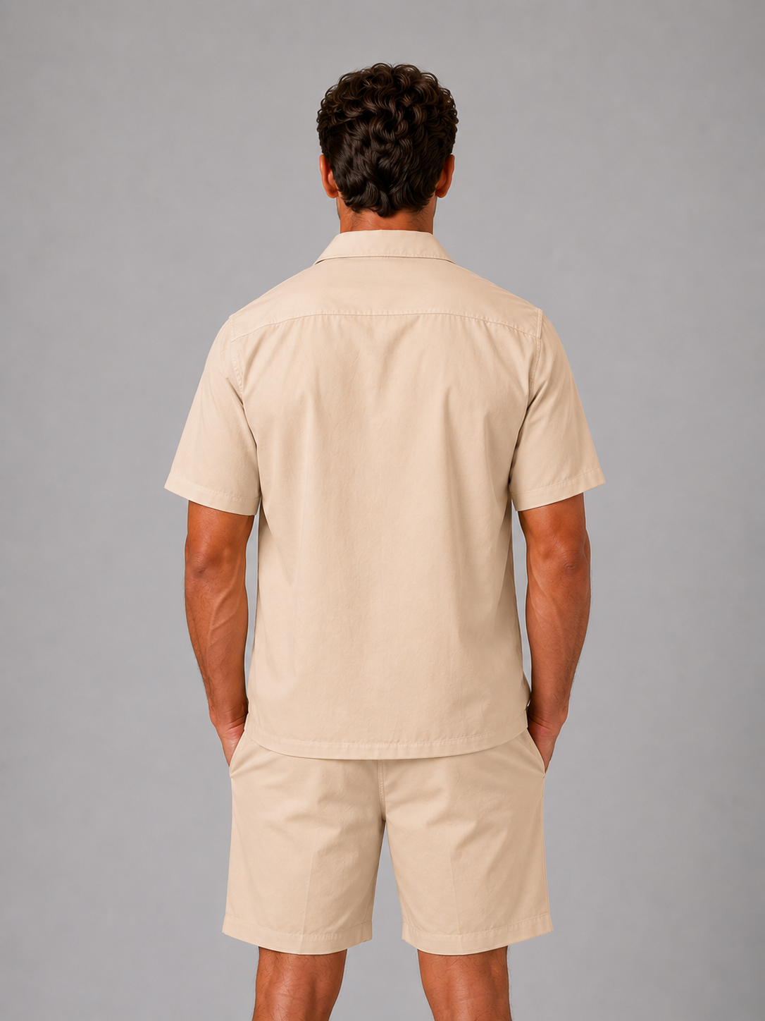 Dorvelli | Men's Two-Piece Set – Linen Look Co-ord