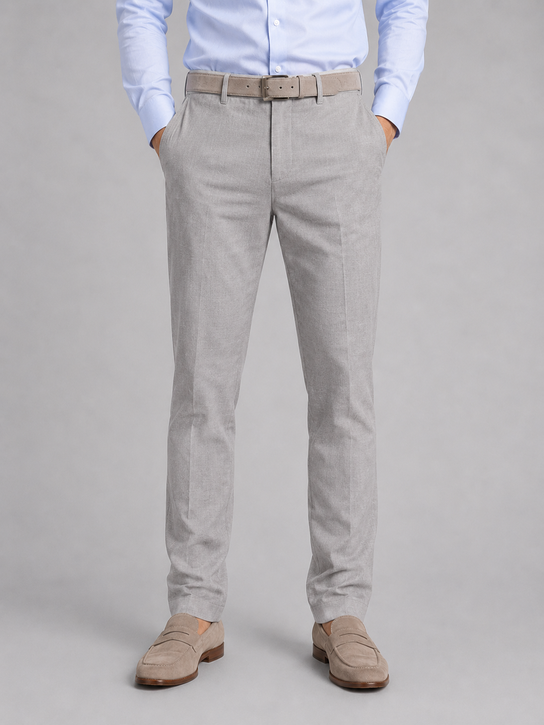 Dorvelli | Men's Trousers – Linen Look Straight Leg
