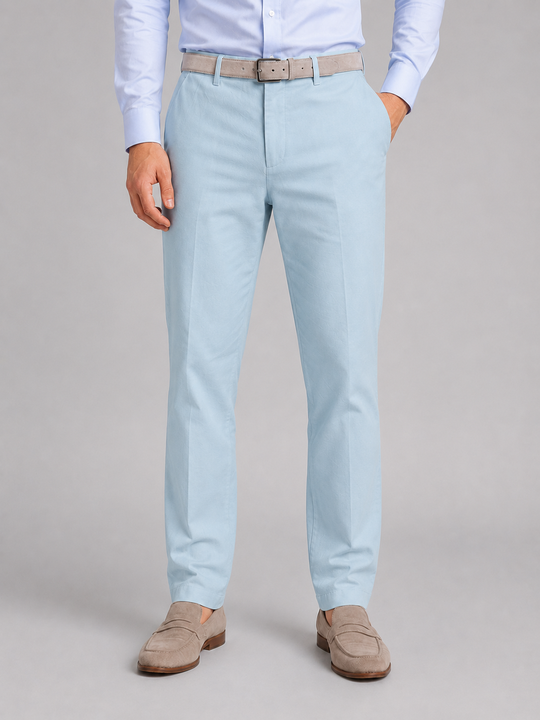 Dorvelli | Men's Trousers – Linen Look Straight Leg