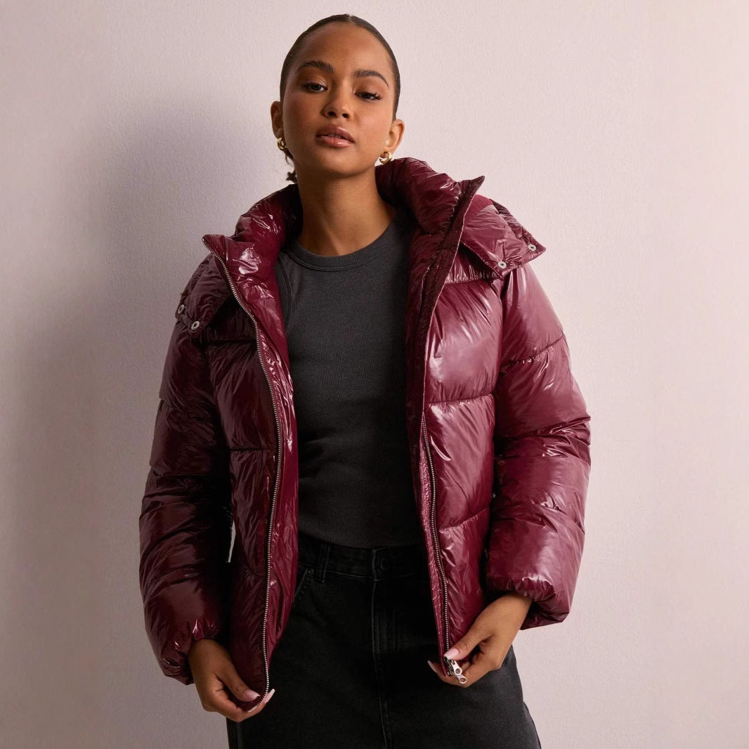 Women's Cropped Puffer Jacket