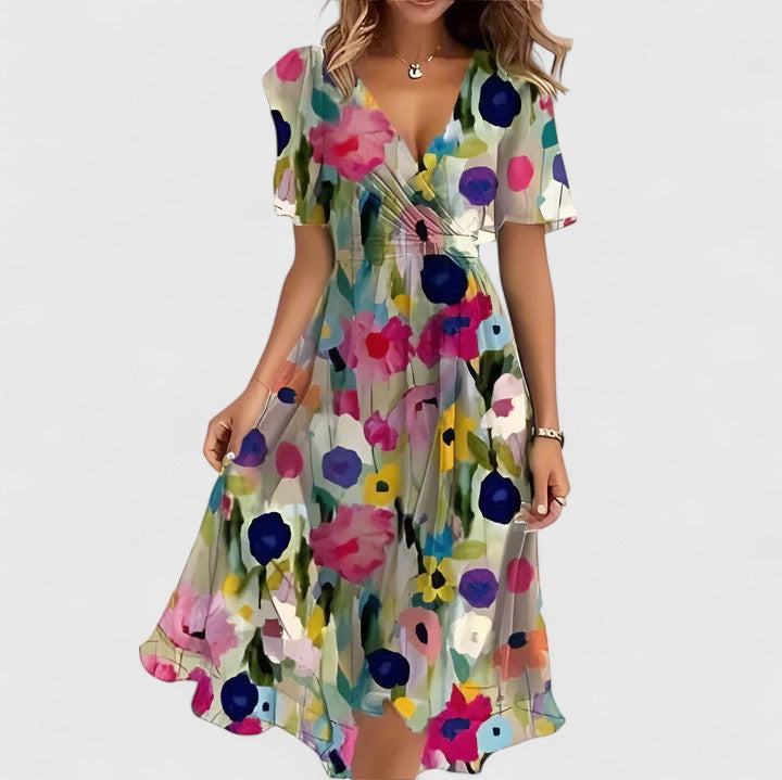 Dorvelli | Women's Midi Dress – Elegant