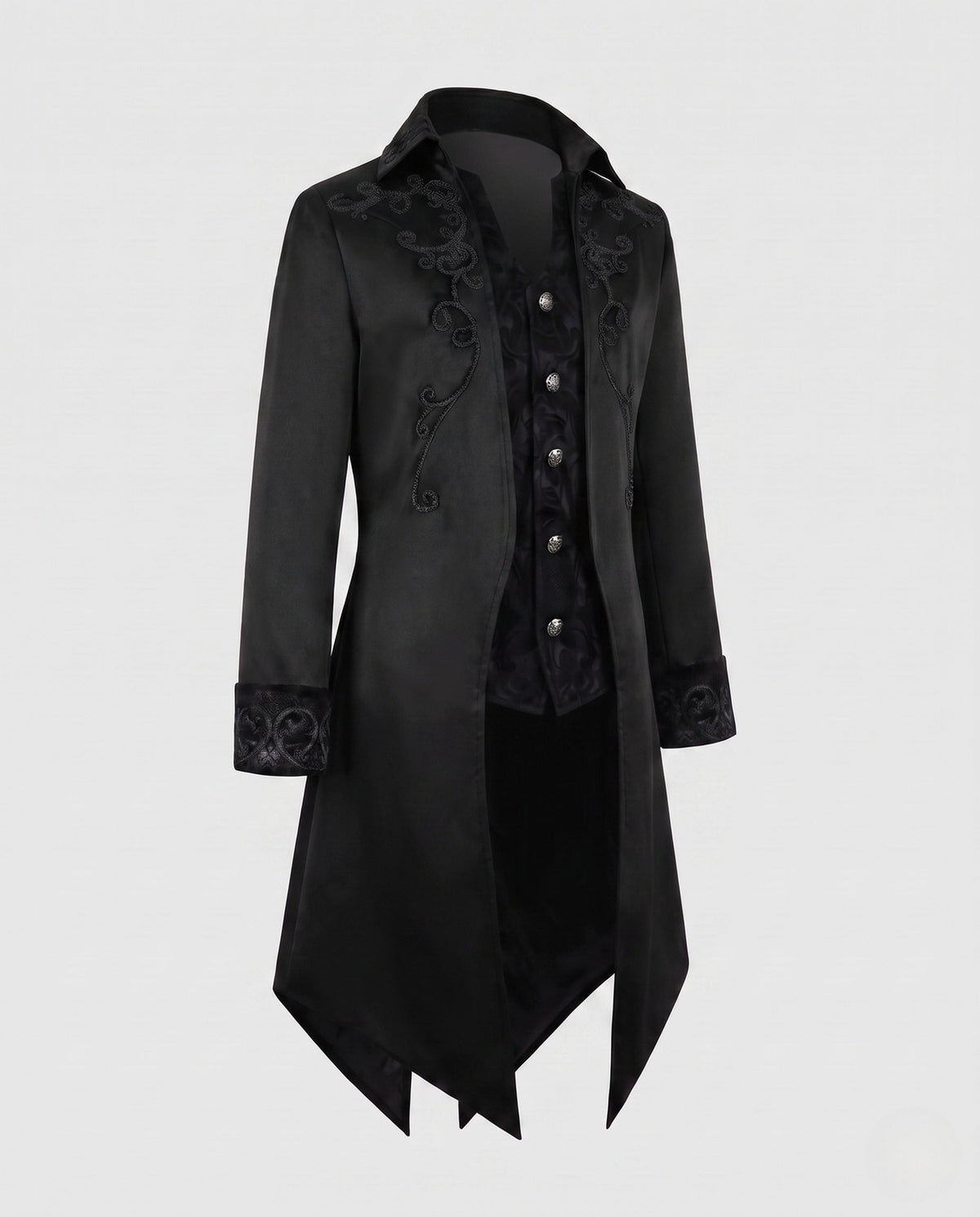 Dorvelli | Women's Tailcoat Jacket – Embroidered Long Back