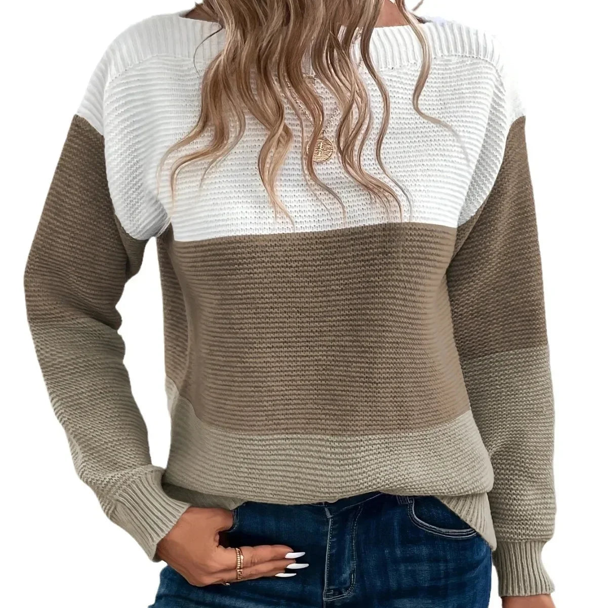 Women's Colour Block Jumper