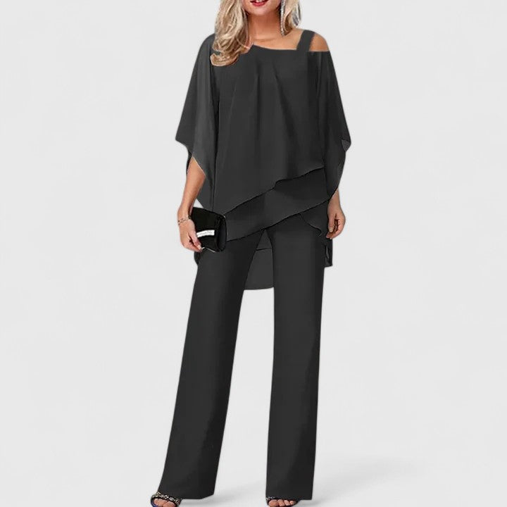 Dorvelli | Women's Two-Piece Set – Elegant Black
