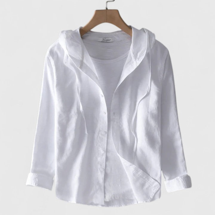 Dorvelli | Women's Blouse – Elegant Hooded