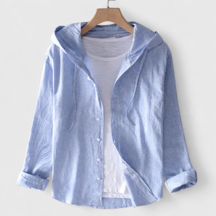 Dorvelli | Women's Blouse – Elegant Hooded