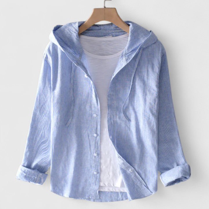 Dorvelli | Women's Blouse – Elegant Hooded