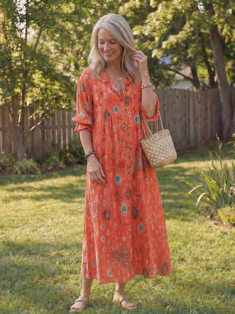 Dorvelli | Women's Maxi Dress – Botanical Flow