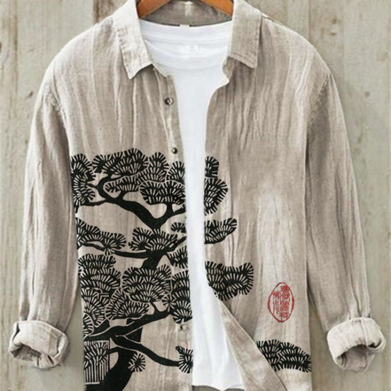 Dorvelli | Men's Shirt – Vintage Japanese Art Print