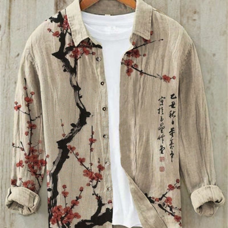 Dorvelli | Men's Shirt – Vintage Japanese Art Print