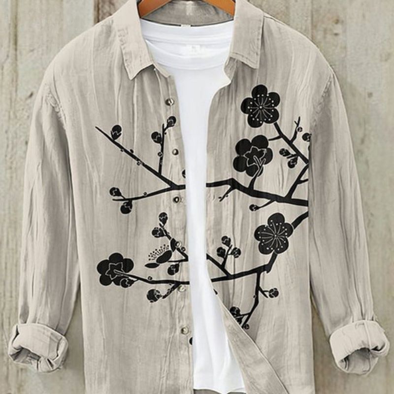 Dorvelli | Men's Shirt – Vintage Japanese Art Print