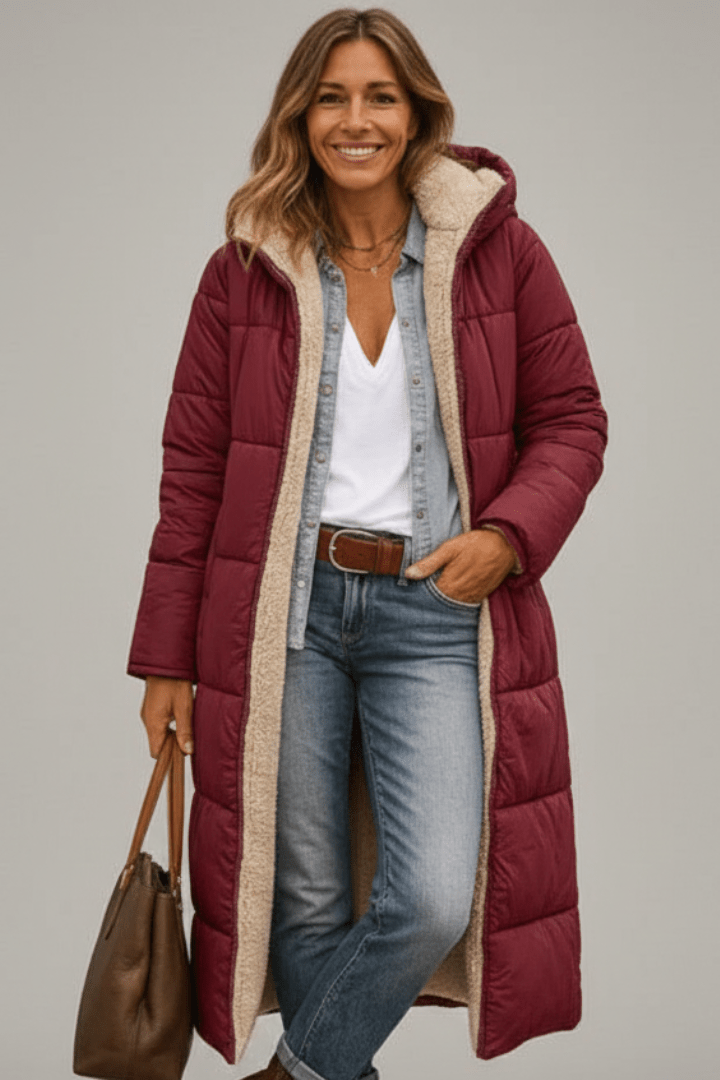 Women's Calf Length Puffer Coat