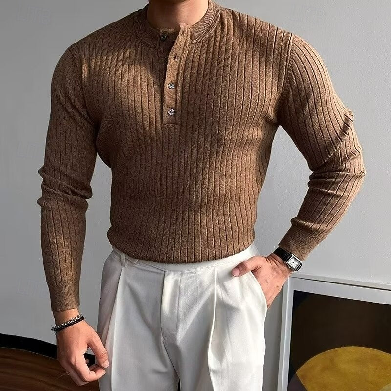 Men's Henley Jumper