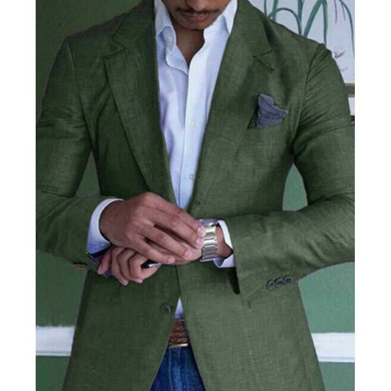 Ashford Two-Button Blazer – Green