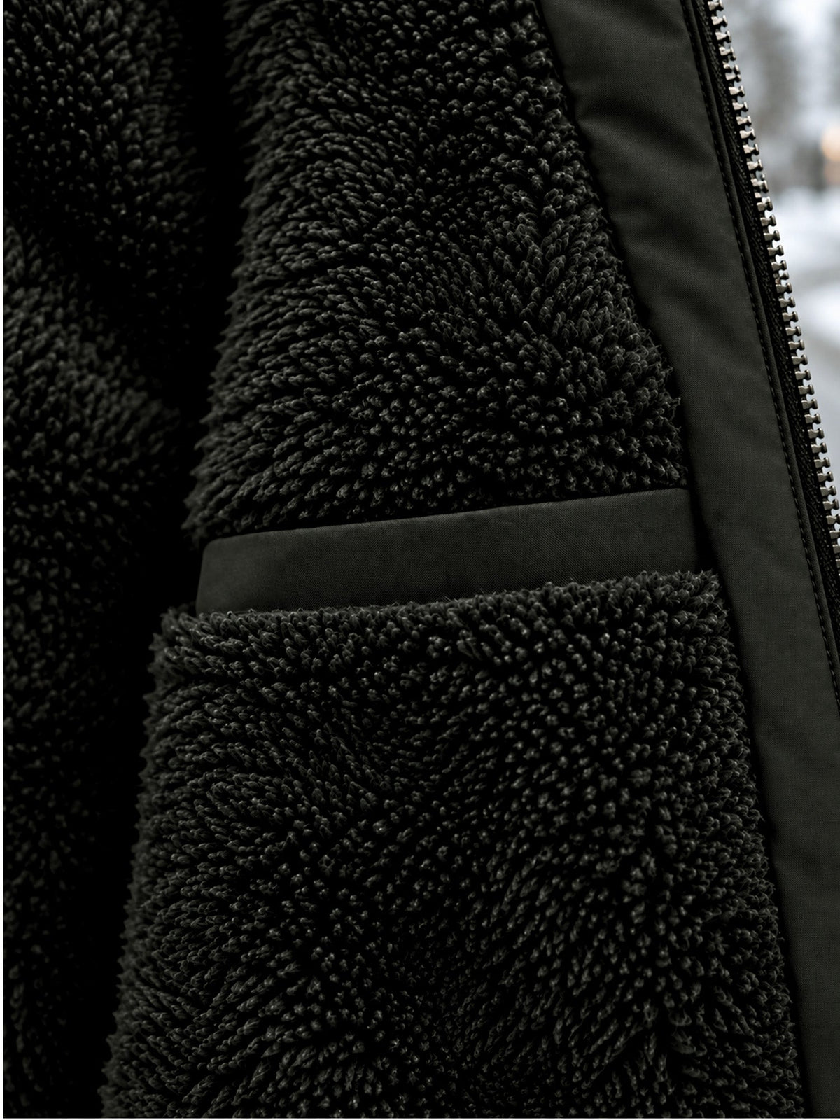 Bastian Hooded Padded Parka – Detachable Plush Hood Mid-Length Multi-Pocket
