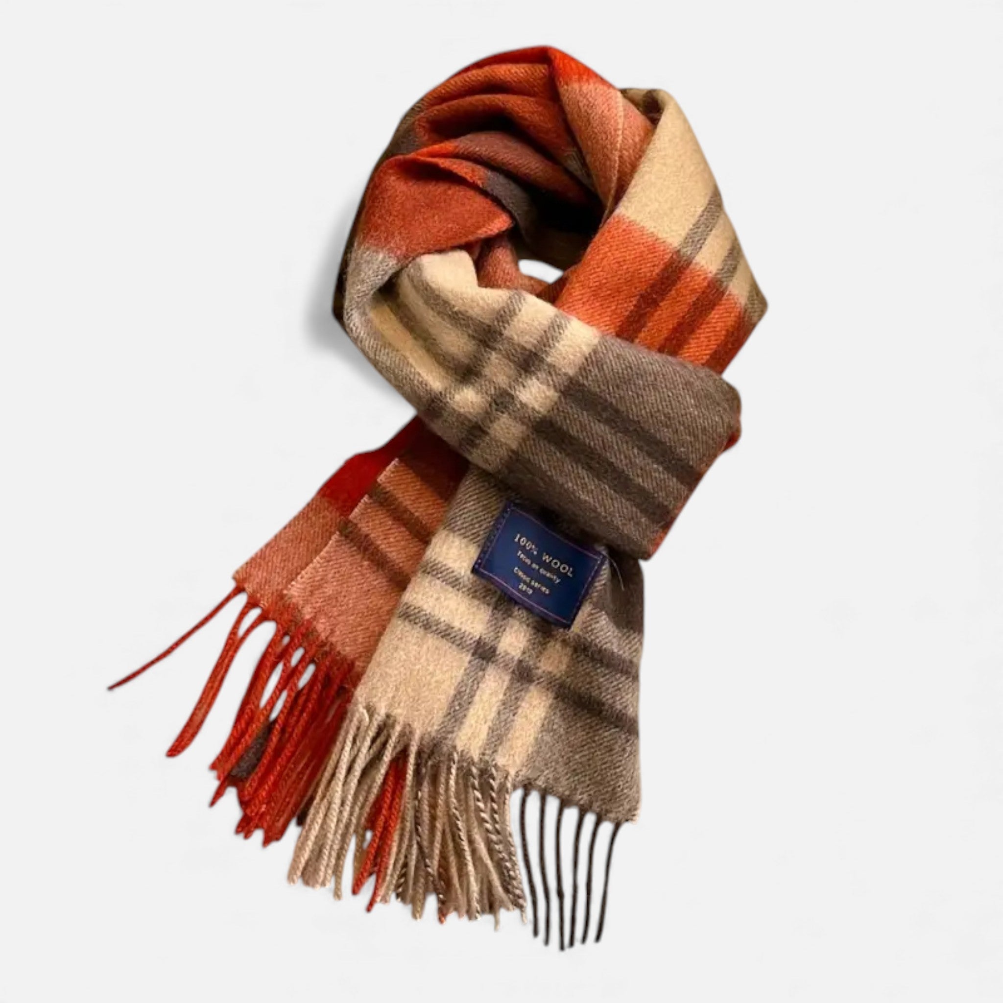 Dorvelli | British Classic Wool Scarf – Retro Striped Winter Elegance