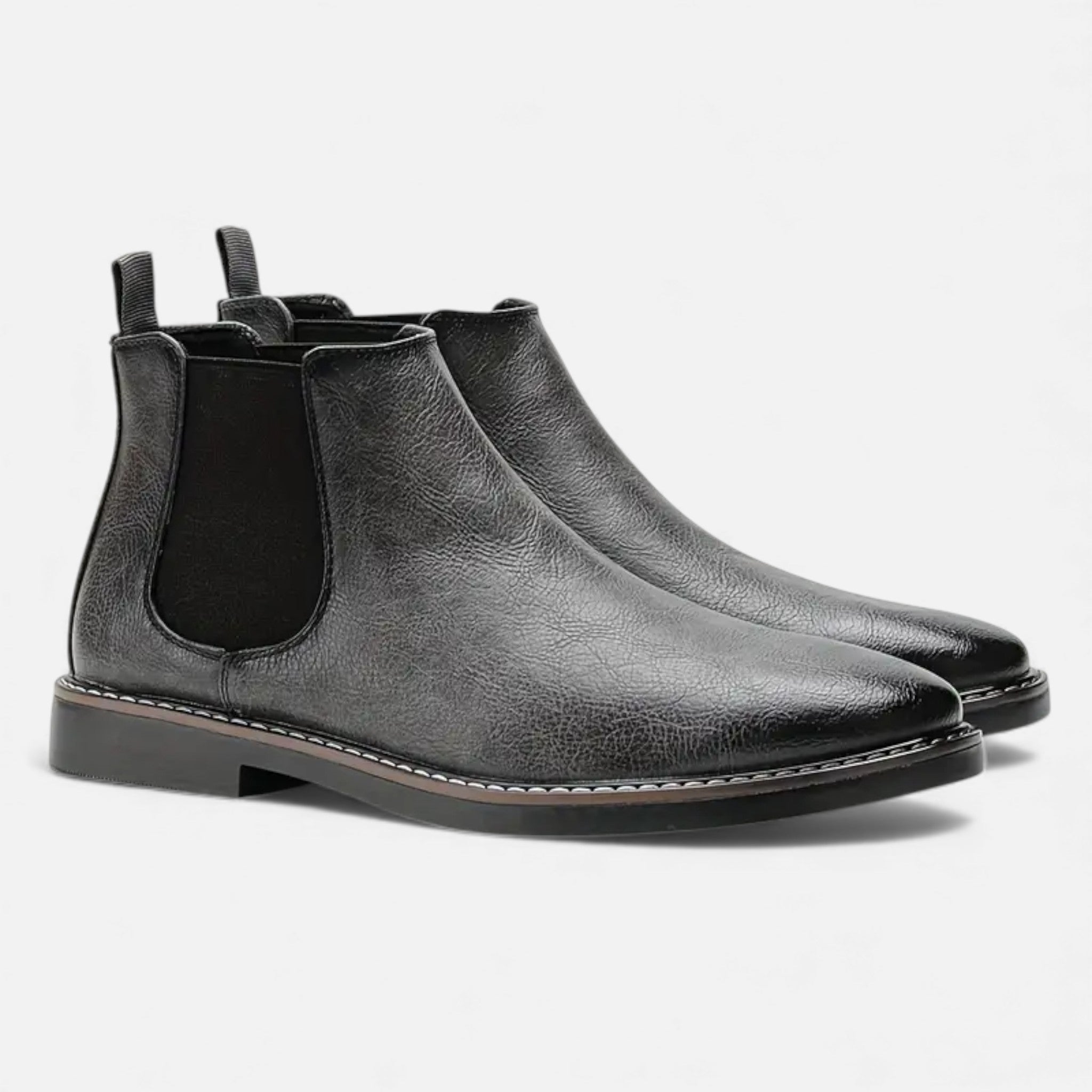 Dorvelli | Men’s Retro Ankle Boots – Two-Tone Heritage Style
