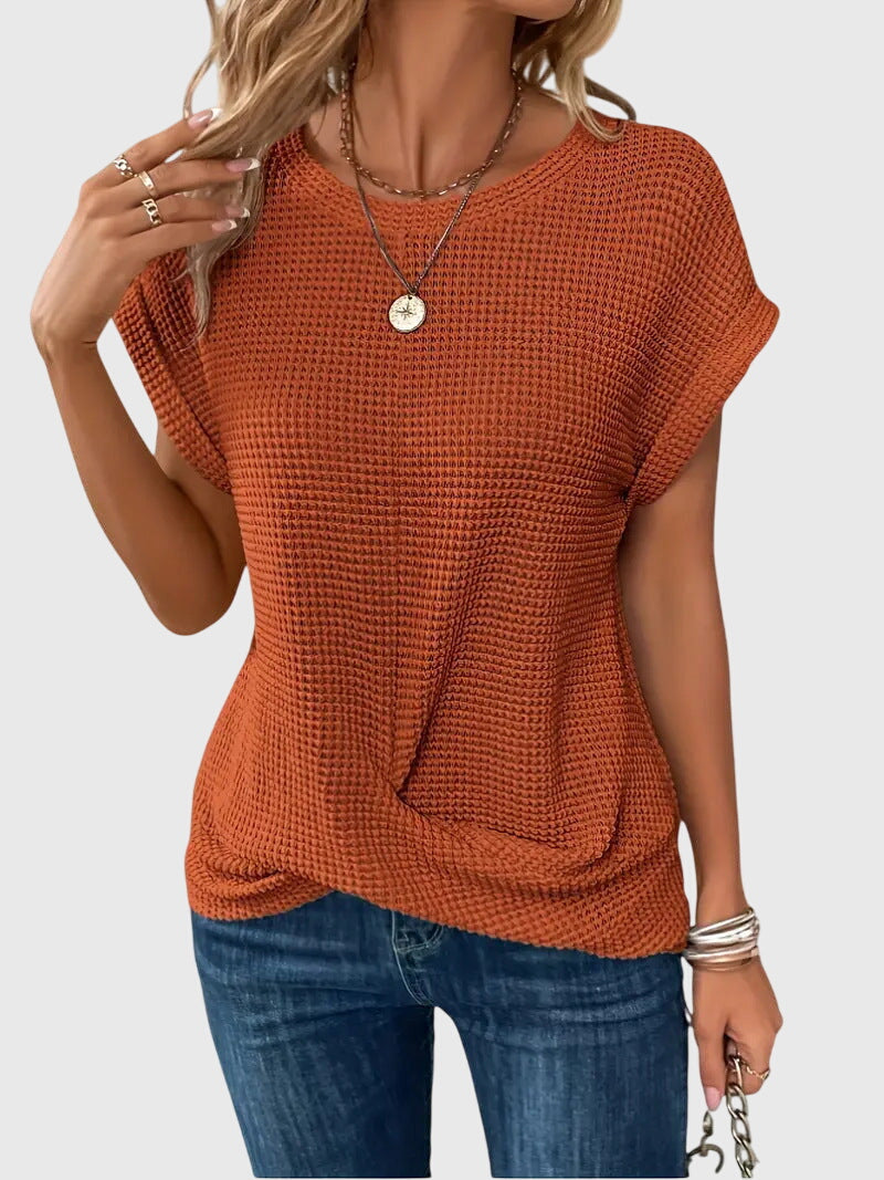 Dorvelli | Women's Blouse – Elegant Crew Neck