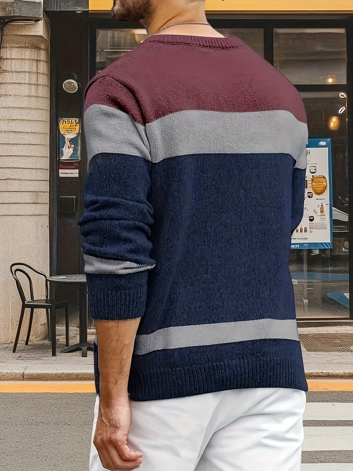 Men’s Cable Knit Jumper