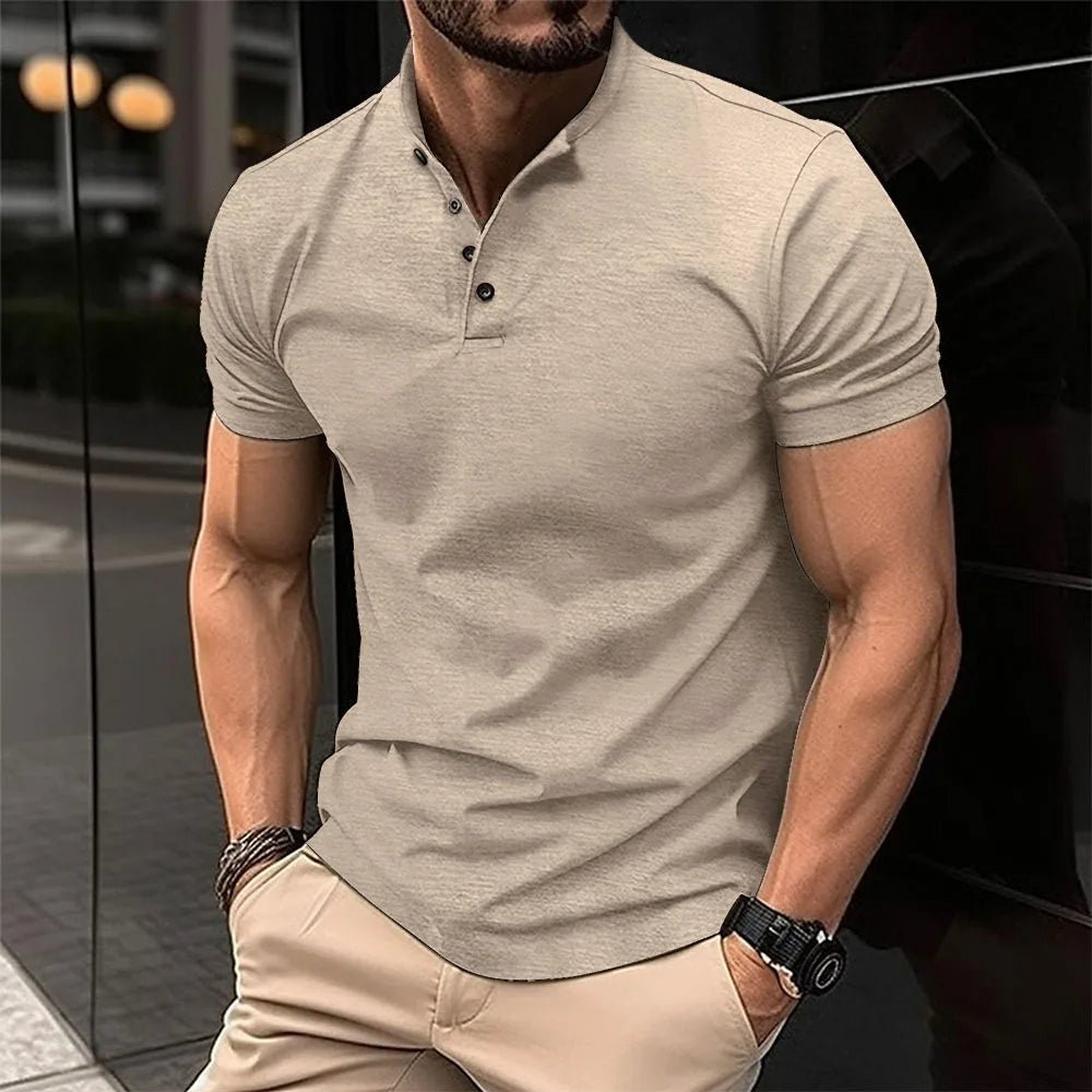 Dorvelli | Men's Shirt – Short Henley