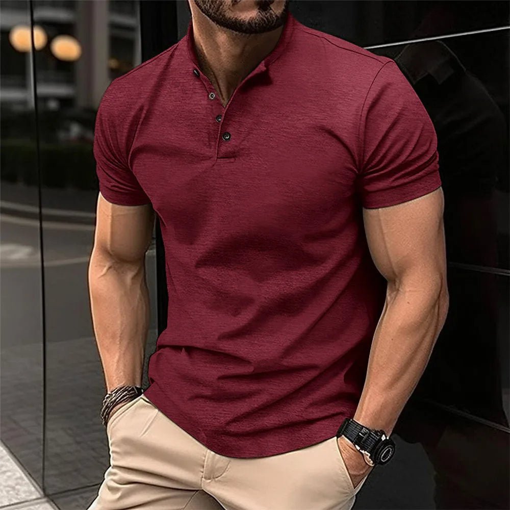 Dorvelli | Men's Shirt – Short Henley