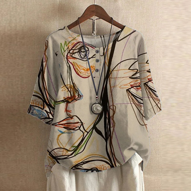 Dorvelli | Women's Blouse – Floral Print