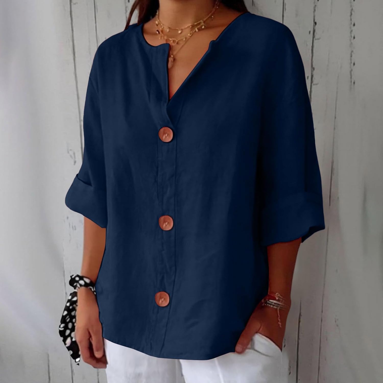 Dorvelli | Women's Blouse – Summer Blouse Loose
