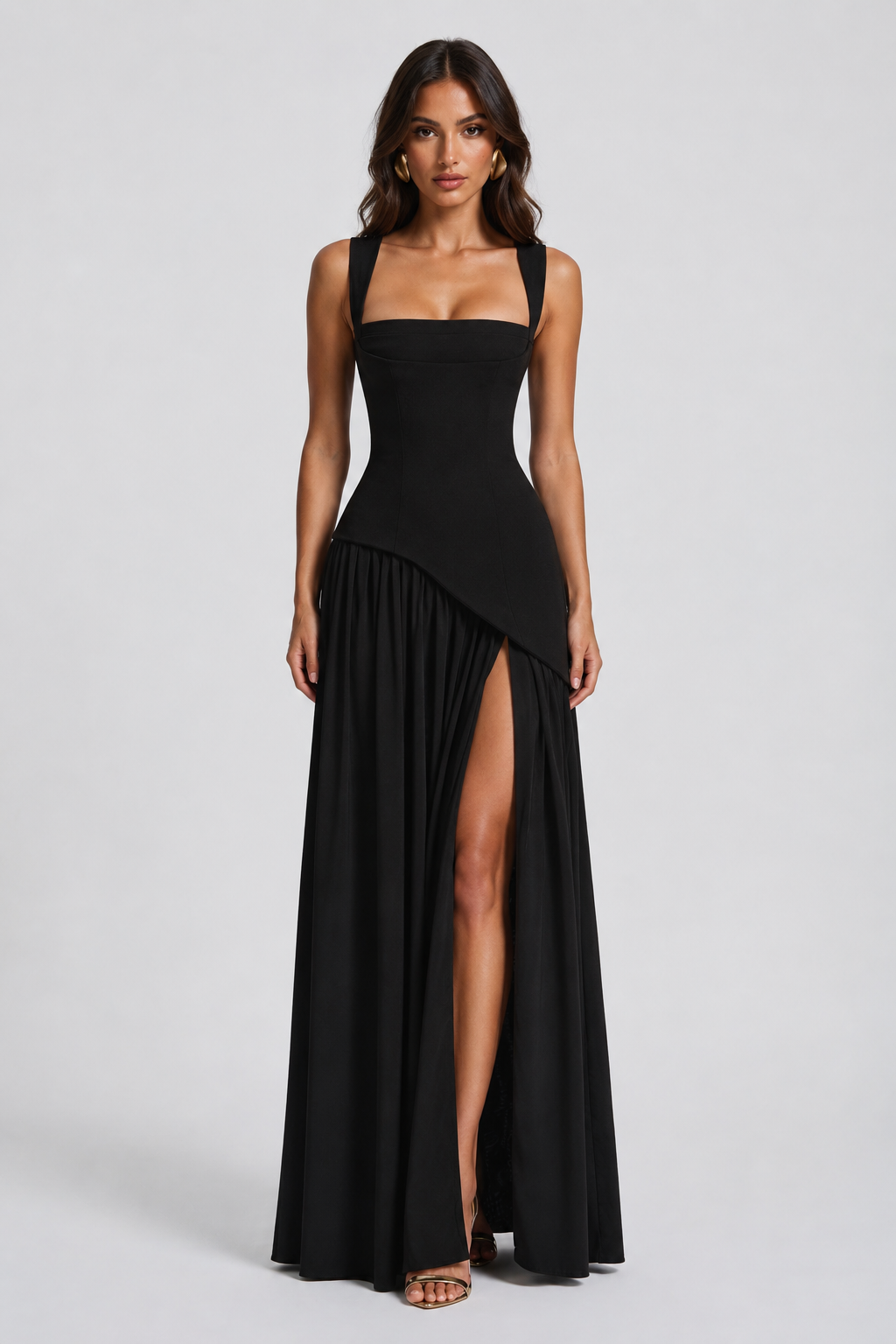 Dorvelli | Women's Maxi Dress – Draped