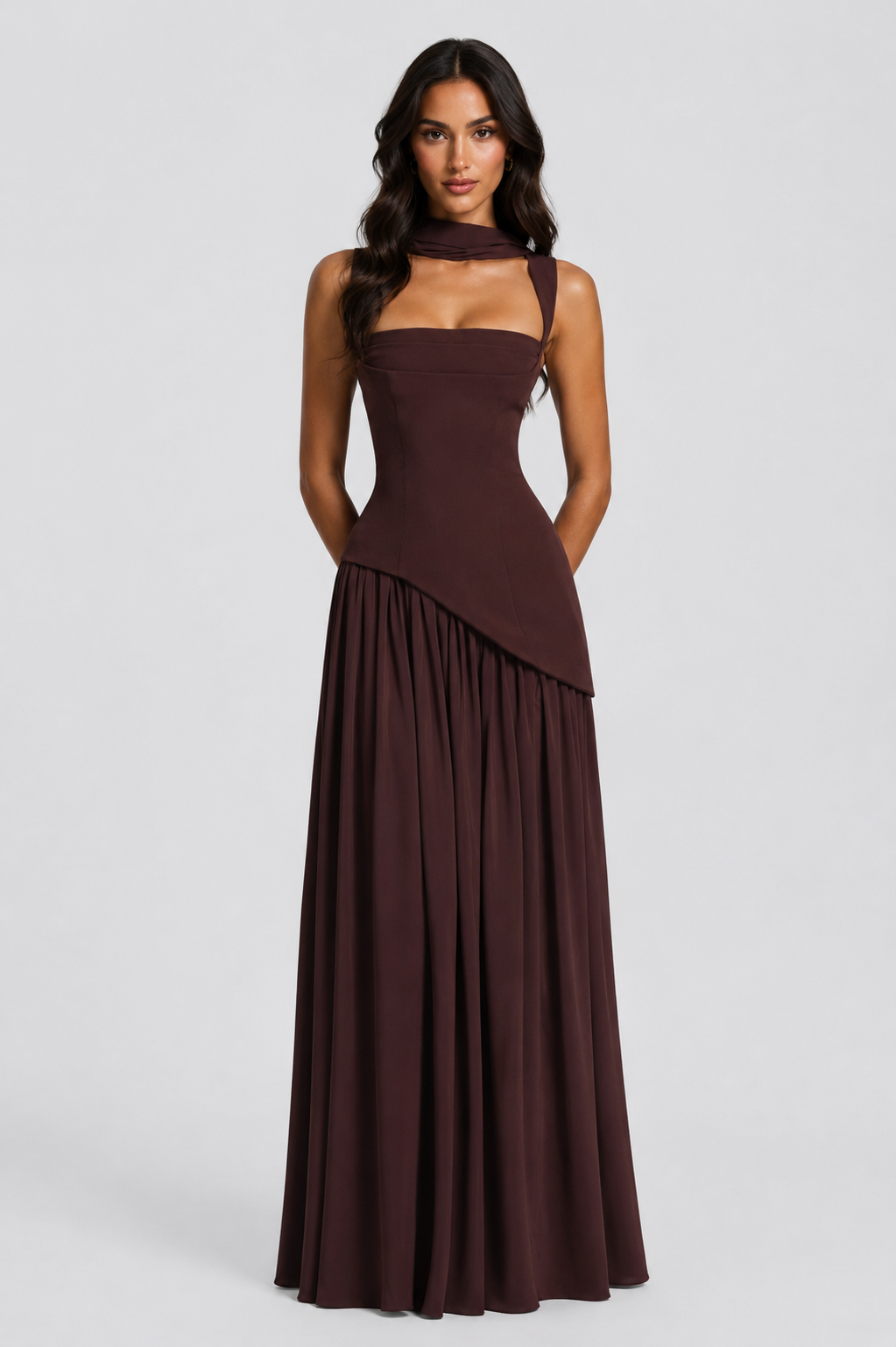 Dorvelli | Women's Maxi Dress – Draped