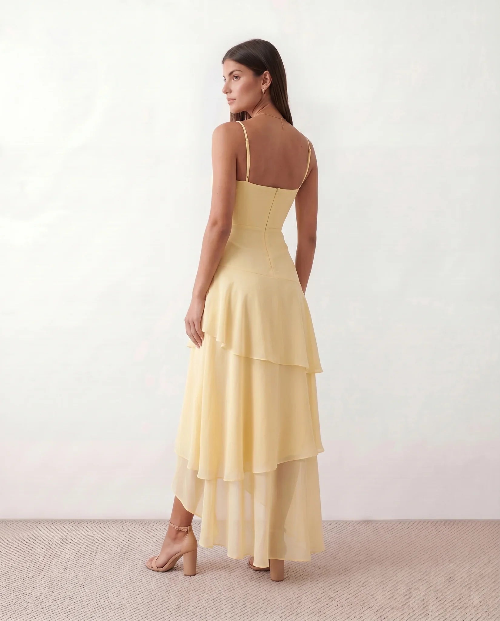 Dorvelli | Women's Maxi Dress – Elsie Spaghetti Strap