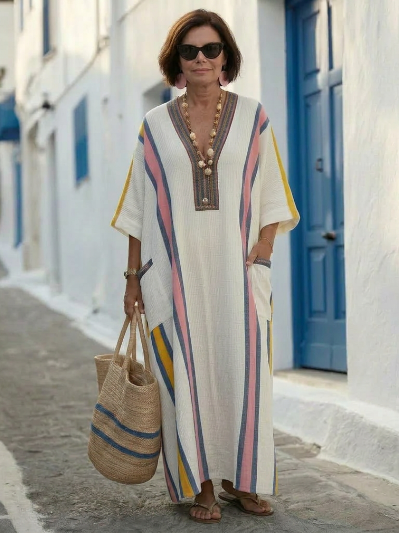 Dorvelli | Women's Maxi Dress – Neck Pocket