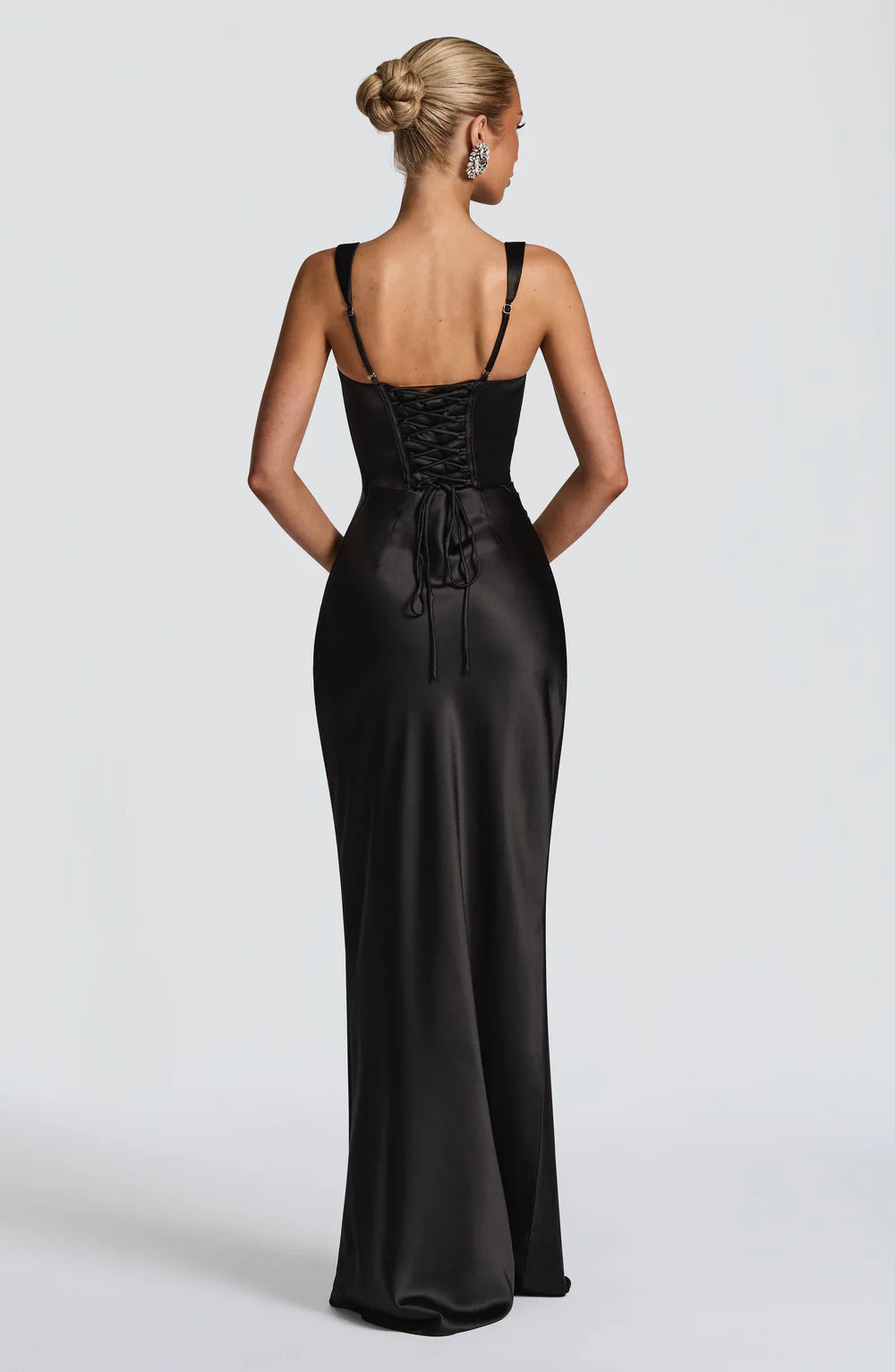 Dorvelli | Women's Maxi Dress – Ruched Waist