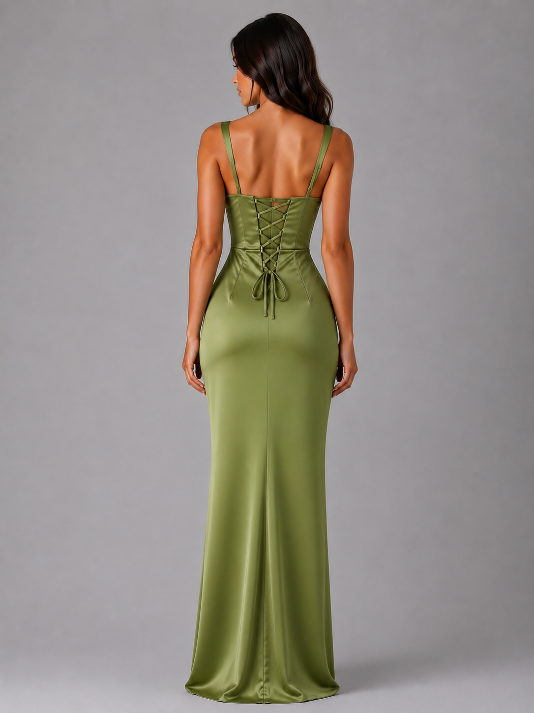 Dorvelli | Women's Maxi Dress – Ruched Waist