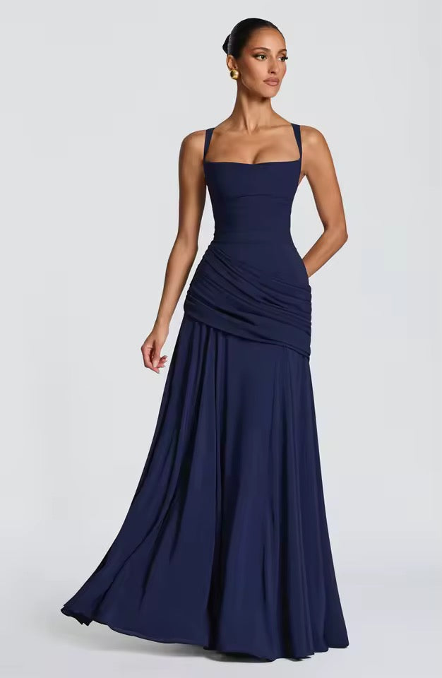 Dorvelli | Women's Maxi Dress – Sweetheart Neck Sleeveless