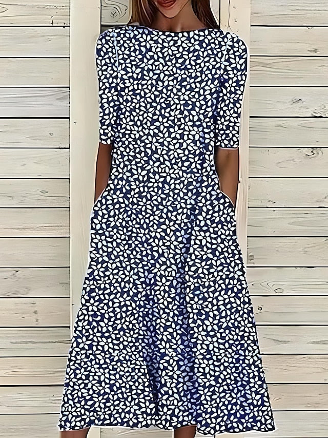 Dorvelli | Women's Midi Dress – Coastal Bloom