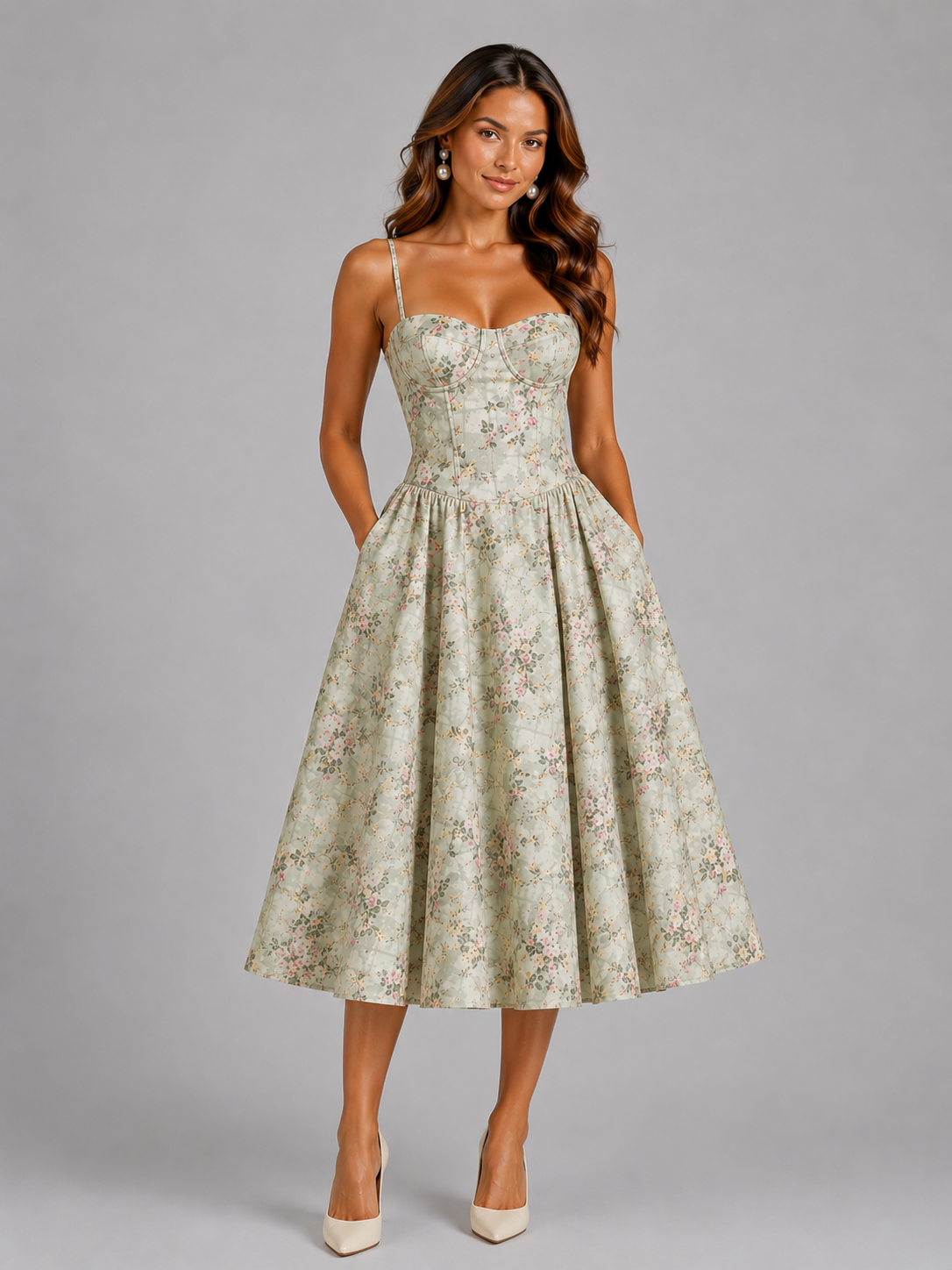 Dorvelli | Women's Midi Dress – Corset Summer Events