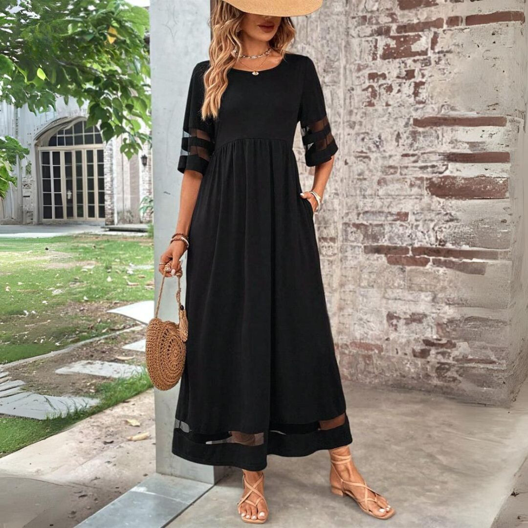 Dorvelli | Women's Midi Dress – Tummy Smoothing