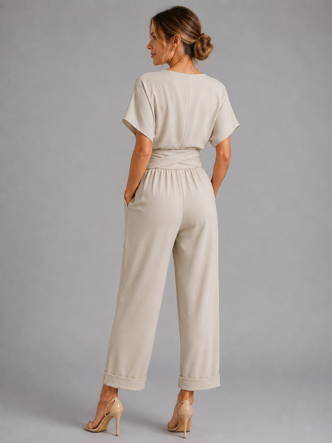 Dorvelli | Women's Two-Piece Set – Wrap Front