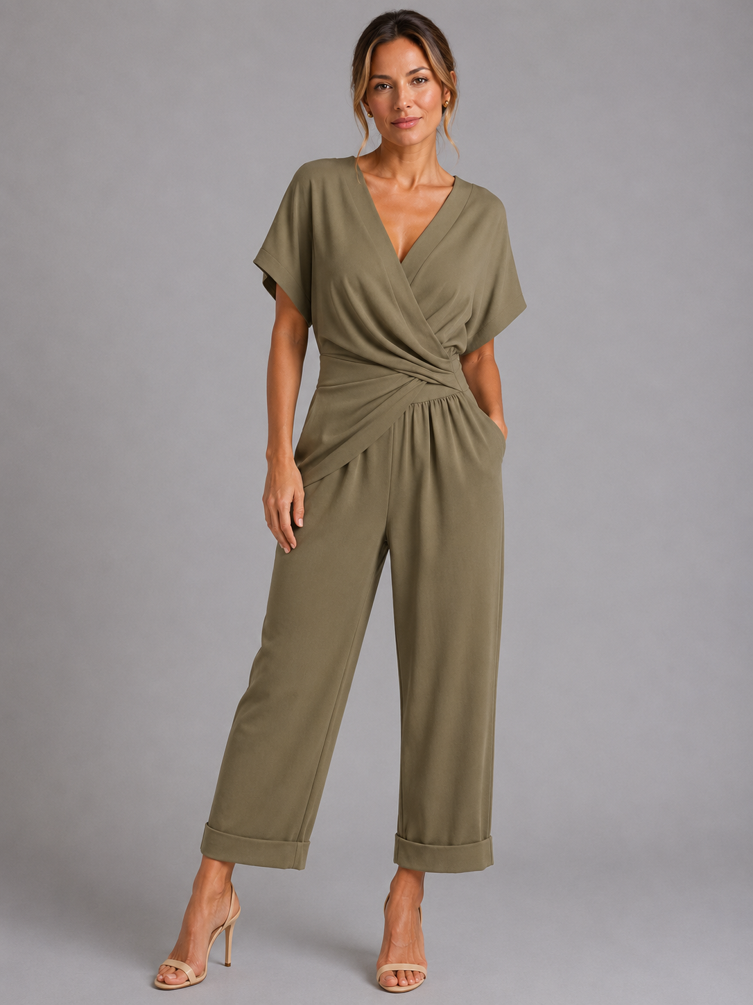 Dorvelli | Women's Two-Piece Set – Wrap Front