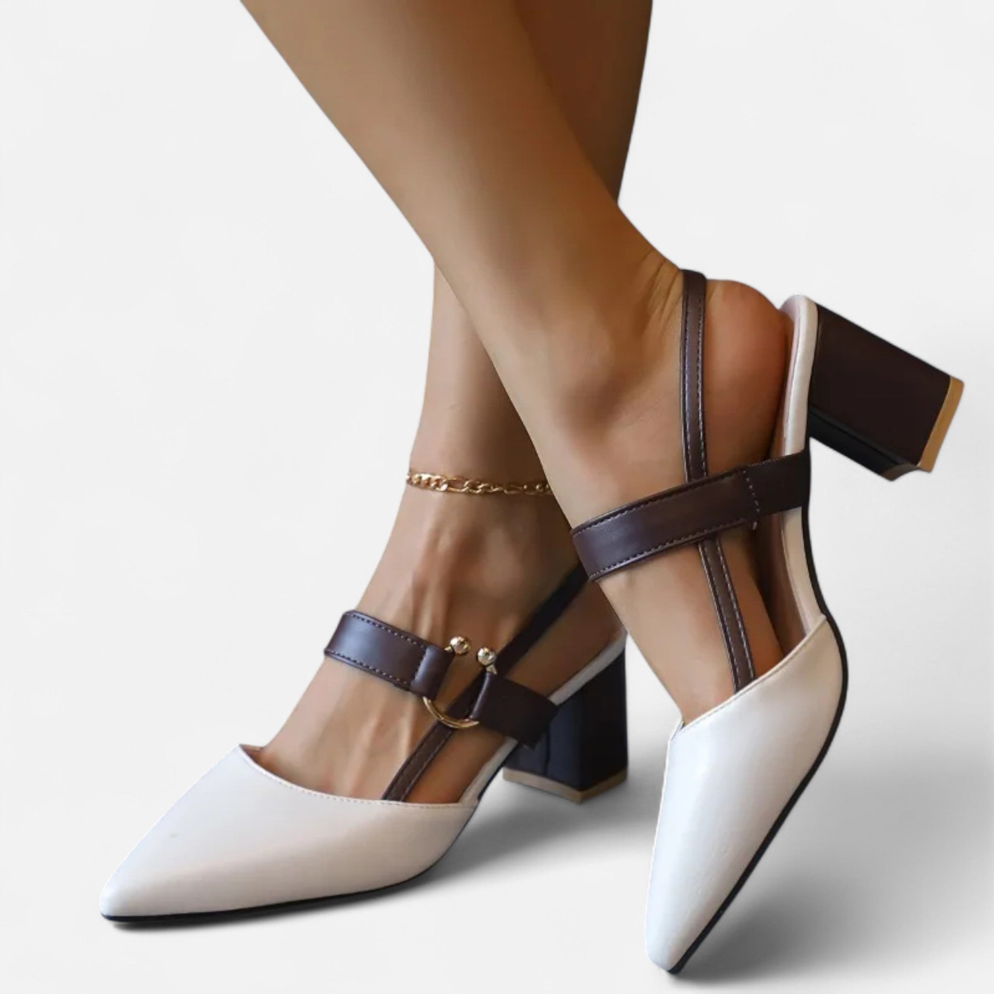 Dorvelli | Women’s Heels – Genuine Leather Chunky Sandals