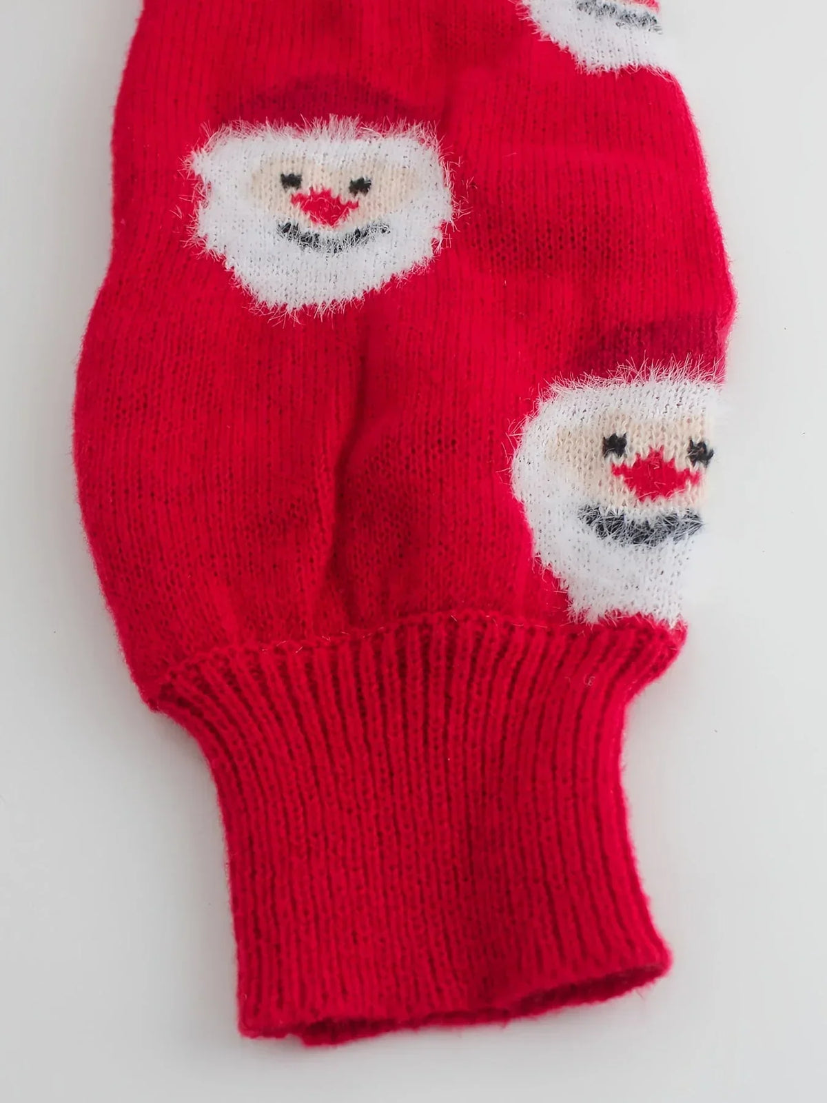 Ebba Fluffy Santa Face Jumper – Women's Oversized Novelty Christmas Sweater