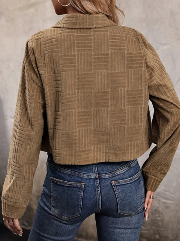 Eliza Corduroy Crop Jacket